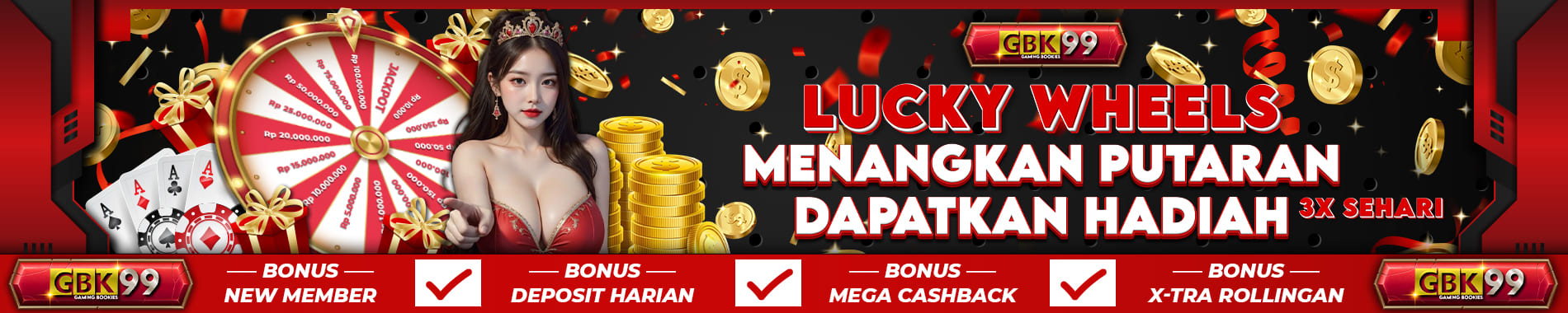 LUCKY WHEELS 3x SEHARI GBK99